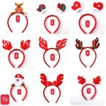 Băng đô cài tóc họa tiết noel (Kiện 600)