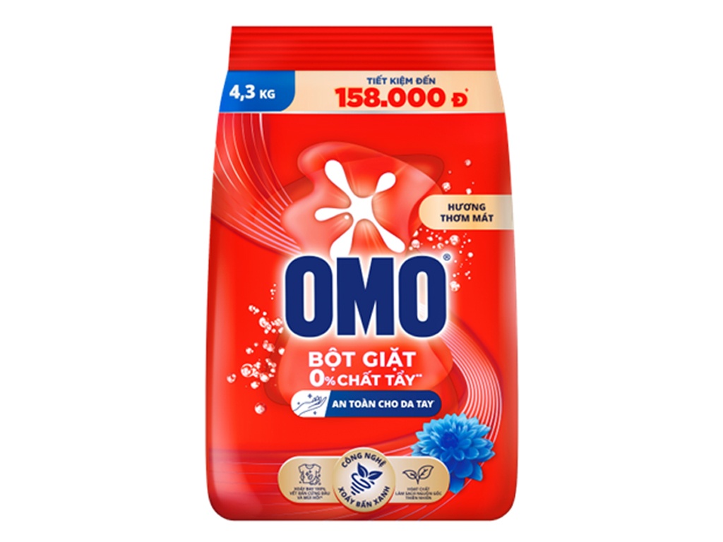 20250820_eTkeFRpxrS BỘT GIẶT OMO ĐỎ 4.3KG (Kiện 3 gói) - Image 1
