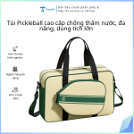 Túi Pickleball cao cấp chống thấm nước, đa năng, dung tích lớn