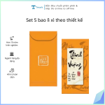 Set 5 bao lì xì theo thiết kế (Kiện 3000 set)