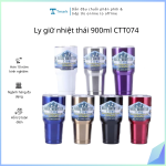 Ly giữ nhiệt thái 900ml CTT074 Tmark (Kiện 50 cái)