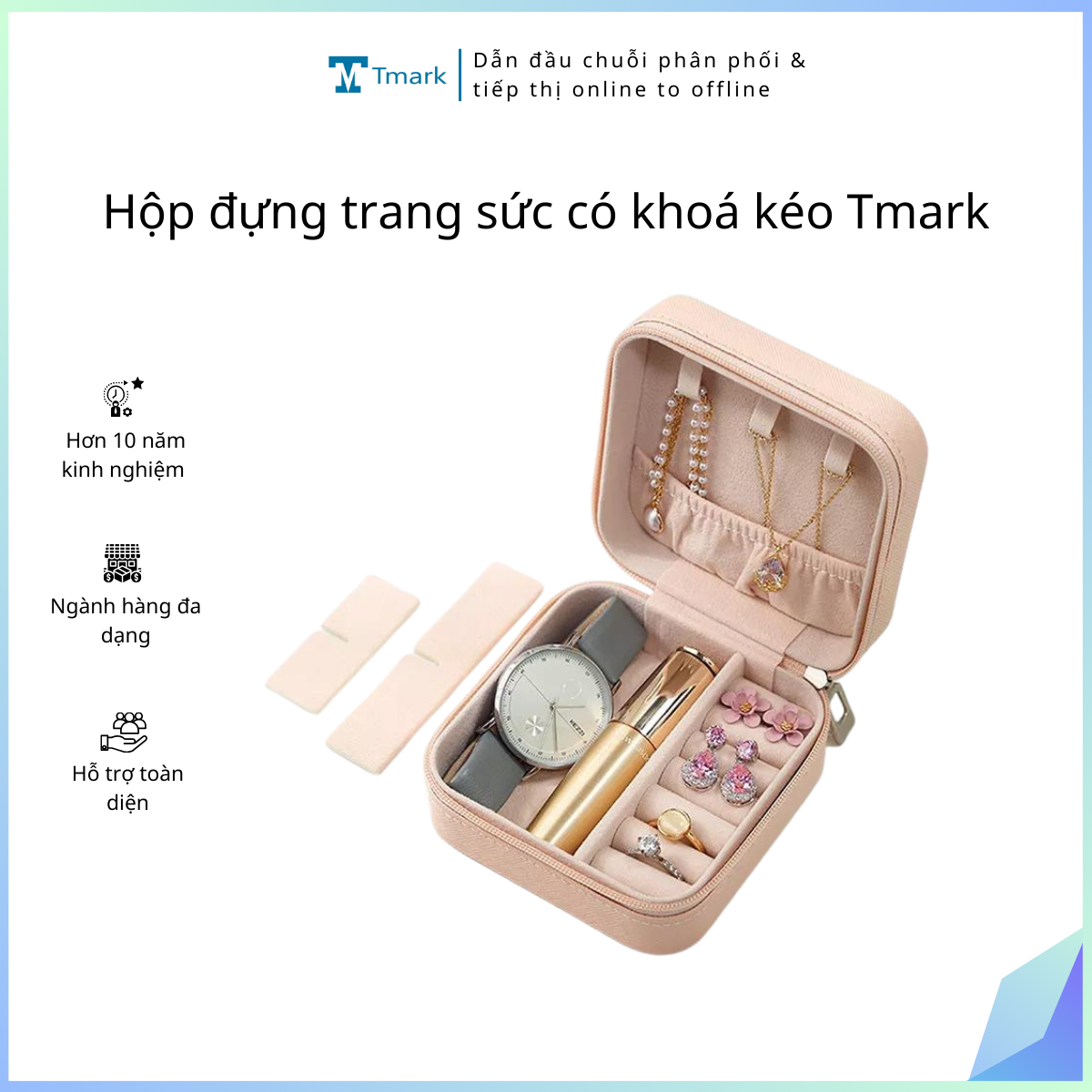 Hop-dung-trang-suc-co-khoa-keo-Tmark-Kien-100-cai Hộp đựng trang sức có khoá kéo Tmark (Kiện 100 cái) - Image 1
