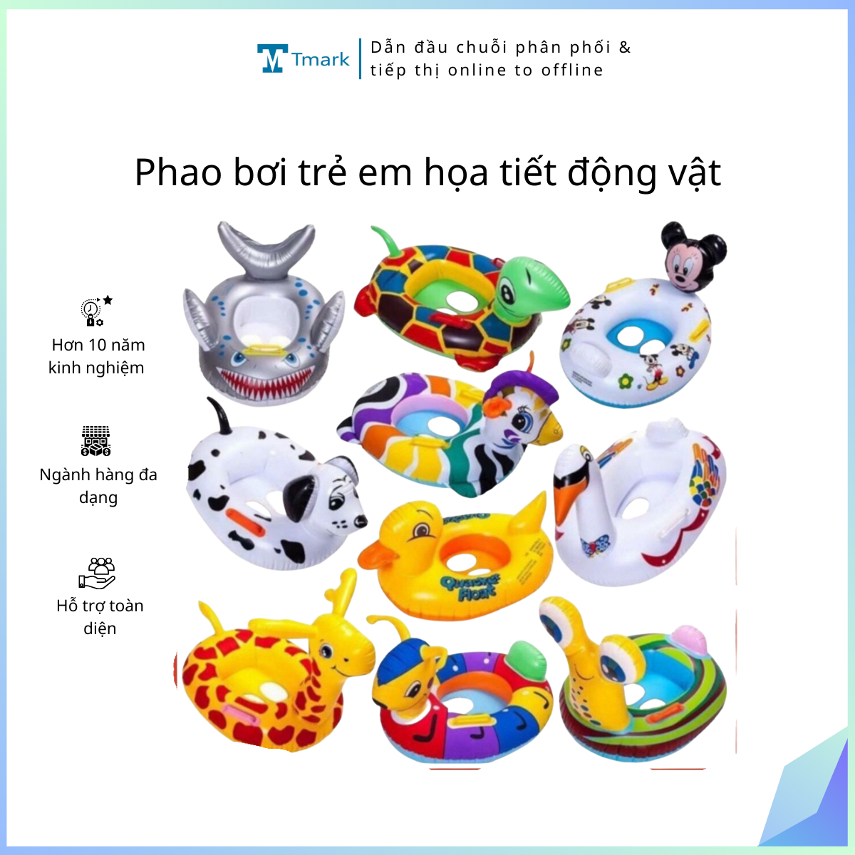 Phao-boi-tre-em-hoa-tiet-dong-vat-Kien-180-cai Phao bơi trẻ em họa tiết động vật (Kiện 180 cái) - Image 1