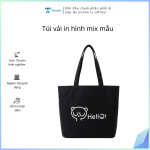 Túi vải in hình mix mẫu