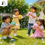 MÁY BẮN BONG BÓNG ĐỘNG VẬT ĐÁNG YÊU